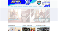 Desktop Screenshot of jovalaccesibilidad.com